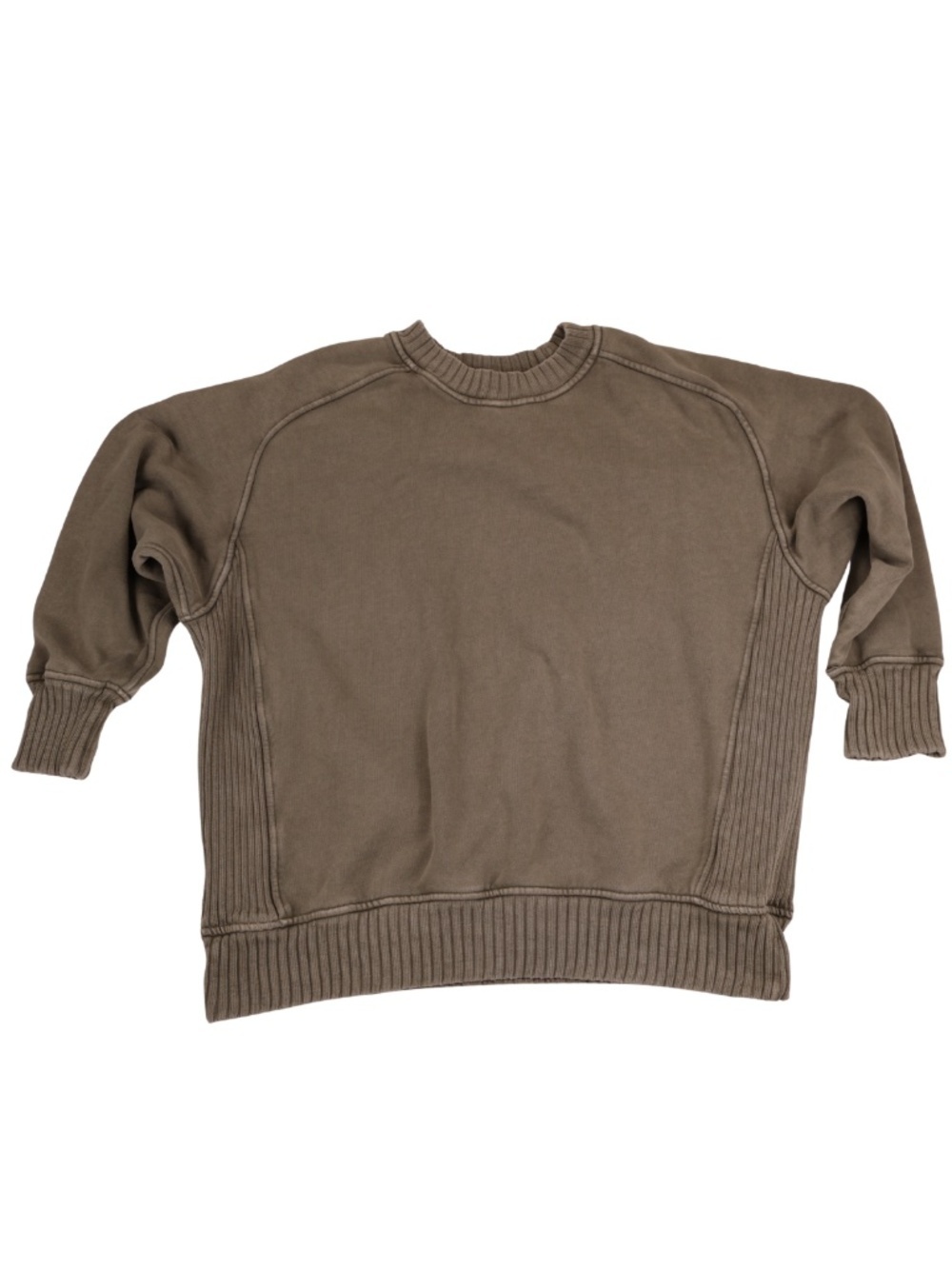Aerie Oversized Olive Green Sweatshirt XS